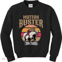 Mutton Busting Rodeo S.H.E.E.P Riding Event Buster Kids Sweatshirt thumb 0