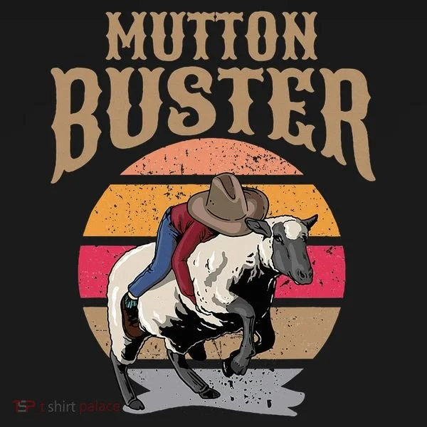 Mutton Busting Rodeo S.H.E.E.P Riding Event Buster Kids Sweatshirt