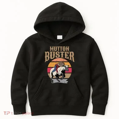 Mutton Busting Rodeo S.H.E.E.P Riding Event Buster Kids Hoodie