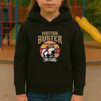 Mutton Busting Rodeo S.H.E.E.P Riding Event Buster Kids Hoodie thumb 3