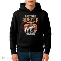 Mutton Busting Rodeo S.H.E.E.P Riding Event Buster Kids Hoodie thumb 4