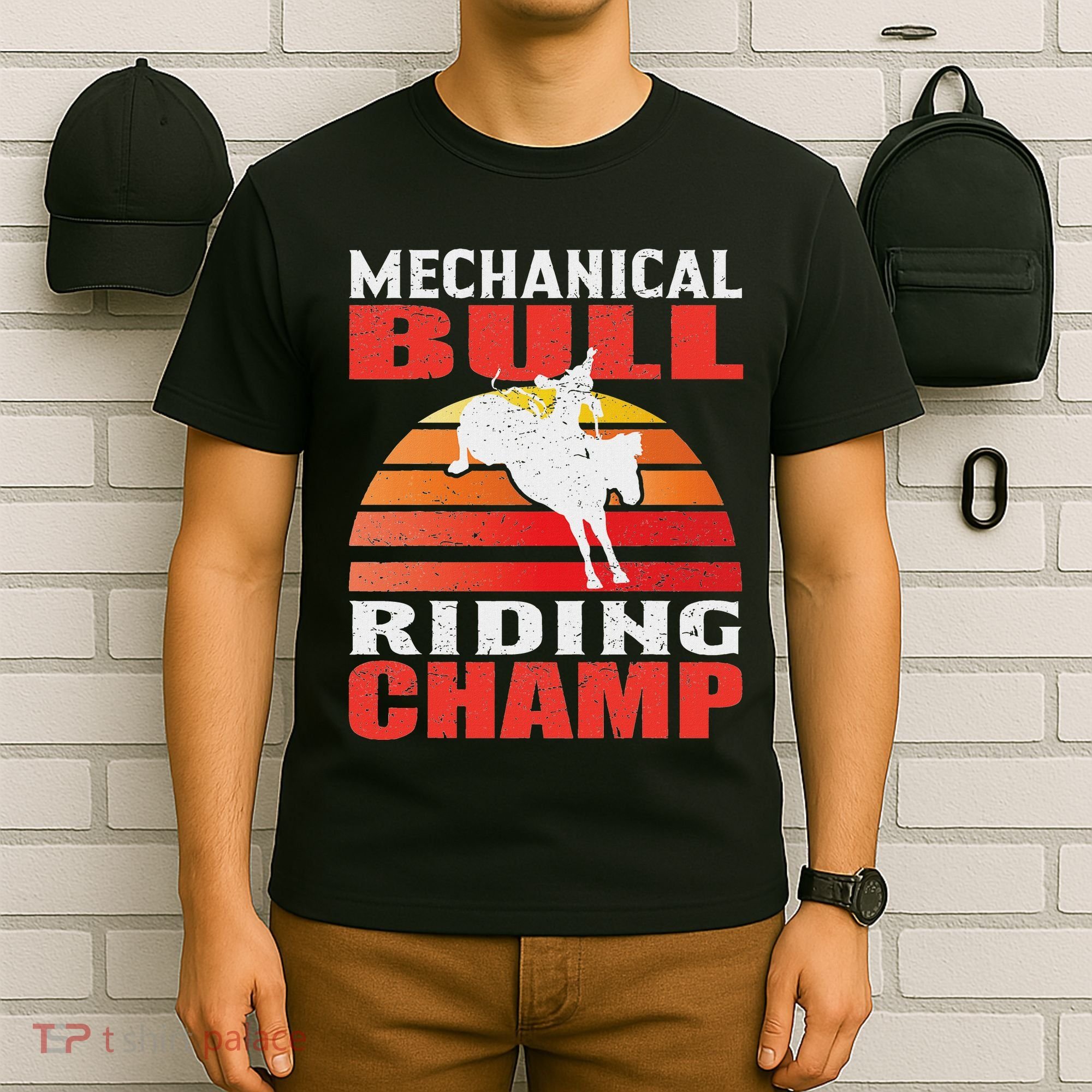 Mechanical Bull Riding T-Shirt