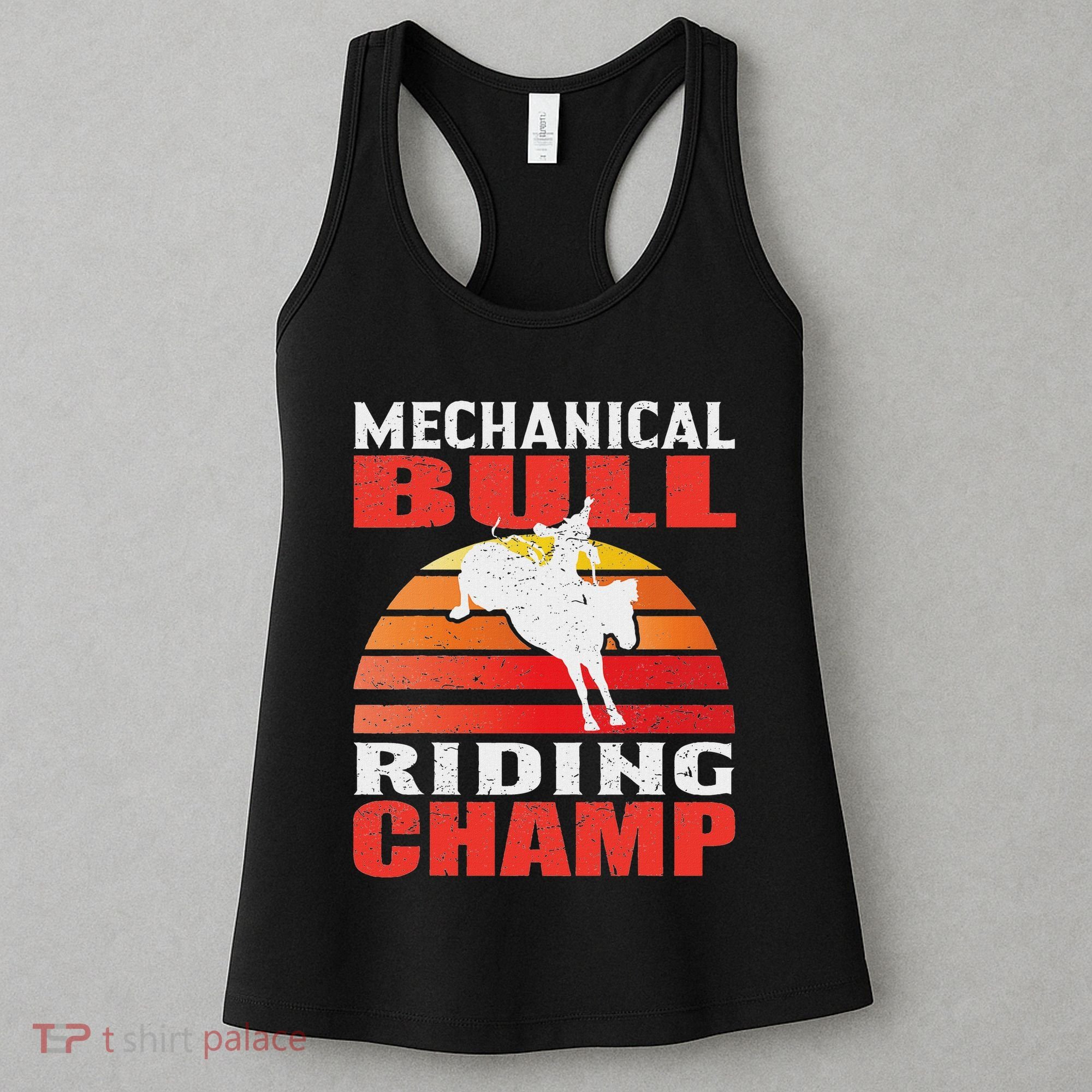 Mechanical Bull Riding Women's Tank Top