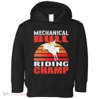 Mechanical Bull Riding Toddler Hoodie thumb 0