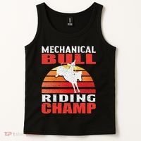 Mechanical Bull Riding Tank Top thumb 2