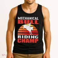 Mechanical Bull Riding Tank Top thumb 3