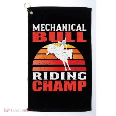 Mechanical Bull Riding Golf Towel