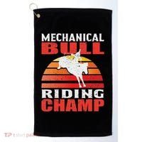 Mechanical Bull Riding Golf Towel thumb 0