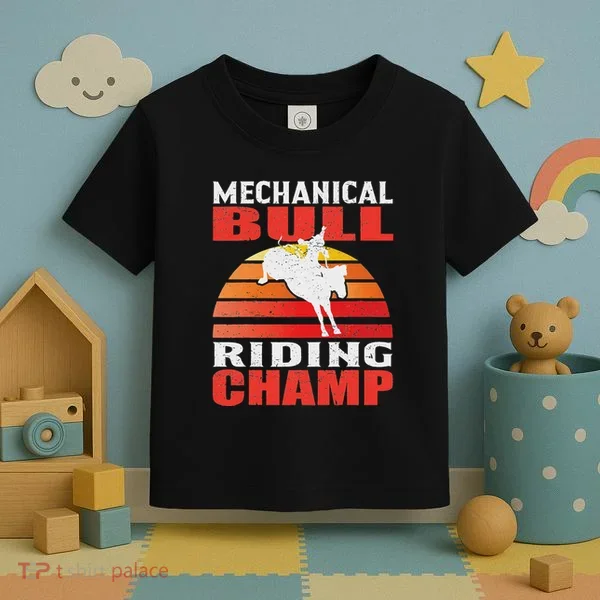 Mechanical Bull Riding Toddler T-Shirt