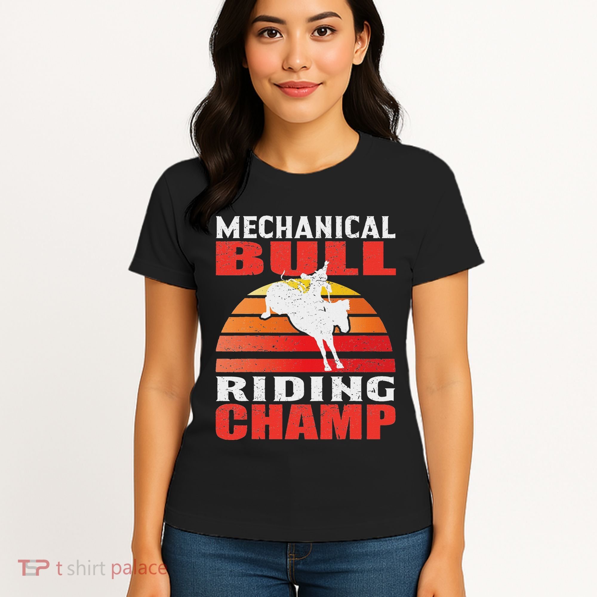 Mechanical Bull Riding Women's T-Shirt