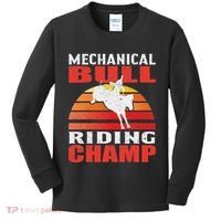 Mechanical Bull Riding Kids Long Sleeve Shirt thumb 0