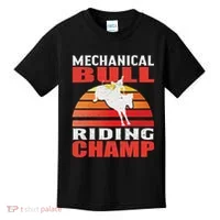 Mechanical Bull Riding Kids T-Shirt thumb 0