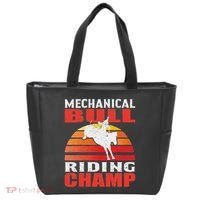 Mechanical Bull Riding Tote Bag thumb 0