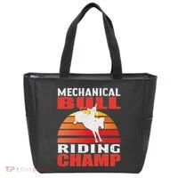 Mechanical Bull Riding Tote Bag thumb 0
