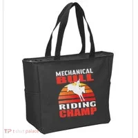 Mechanical Bull Riding Tote Bag thumb 2