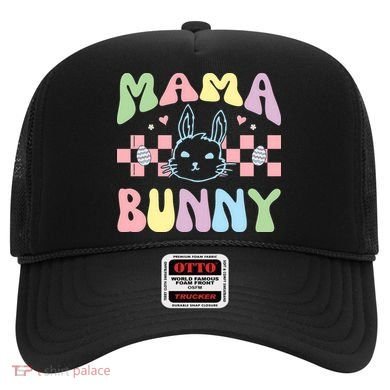Mama Bunny Retro Colorful Cute Holiday Hat