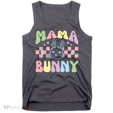 Mama Bunny Retro Colorful Cute Holiday Tank Top