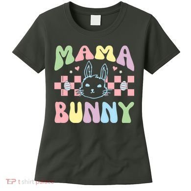 Mama Bunny Retro Colorful Cute Holiday Women's T-Shirt