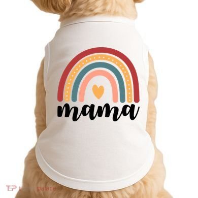 Mama Boho Rainbow Doggie Tank