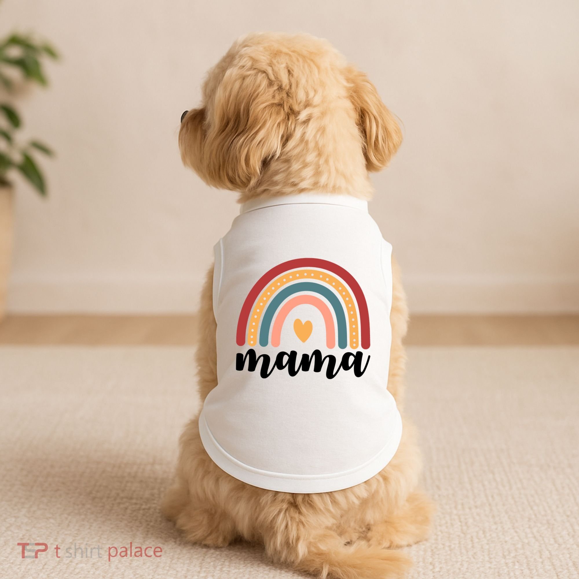 Mama Boho Rainbow Doggie Tank