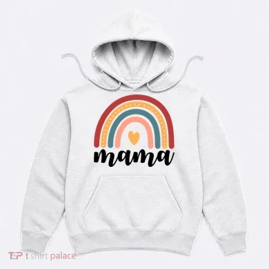 Mama Boho Rainbow Hoodie