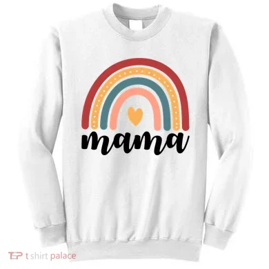 Mama Boho Rainbow Sweatshirt
