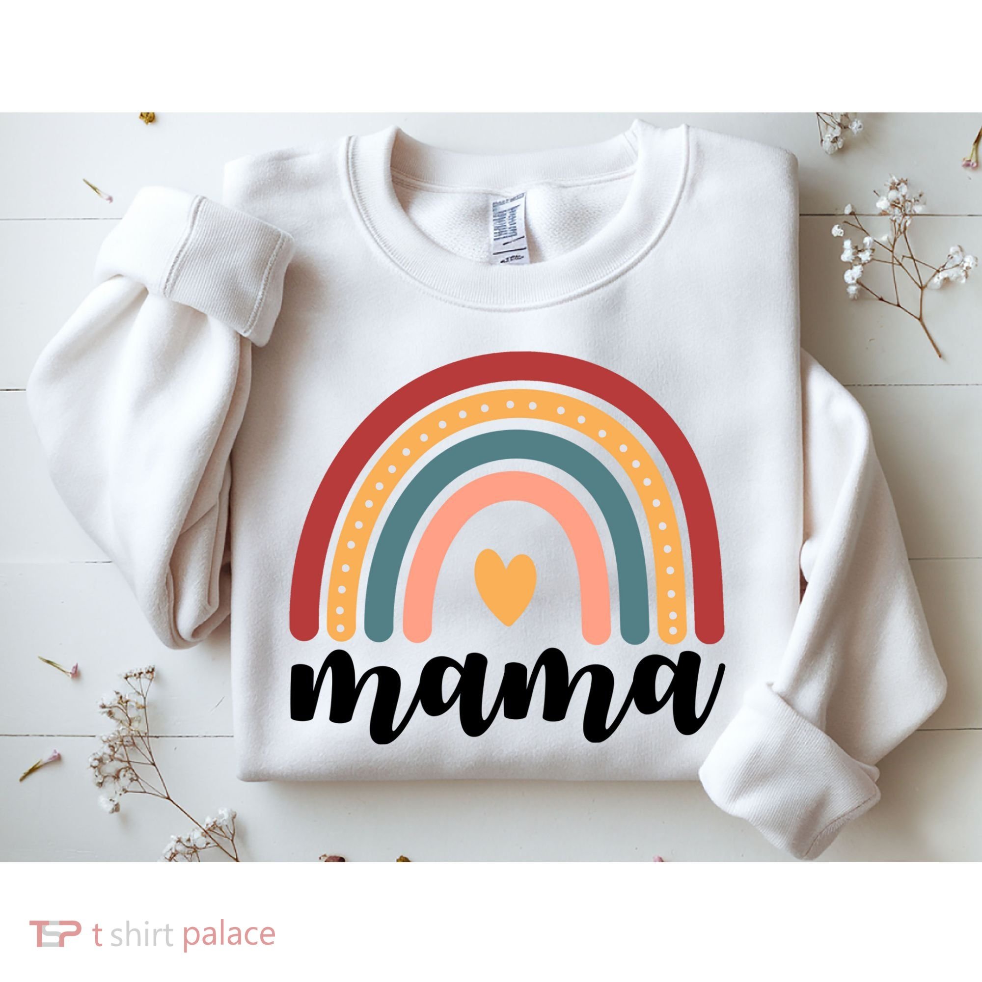 Mama Boho Rainbow Sweatshirt