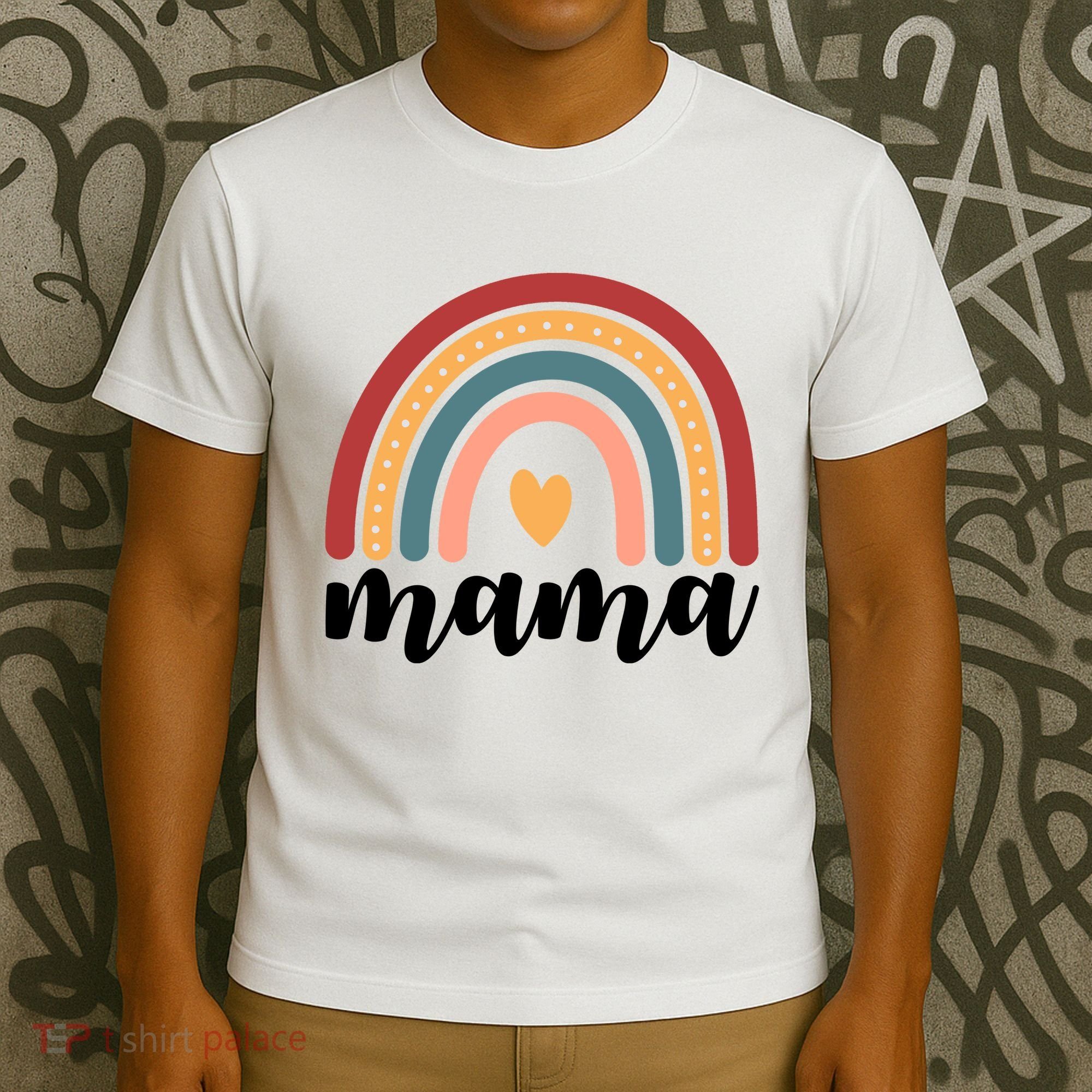 Mama Boho Rainbow T-Shirt