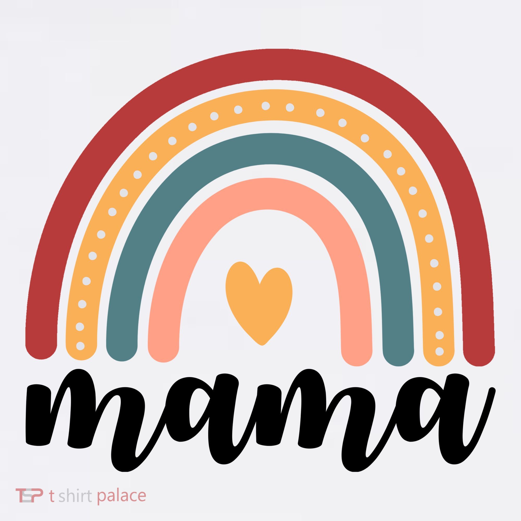 Mama Boho Rainbow T-Shirt