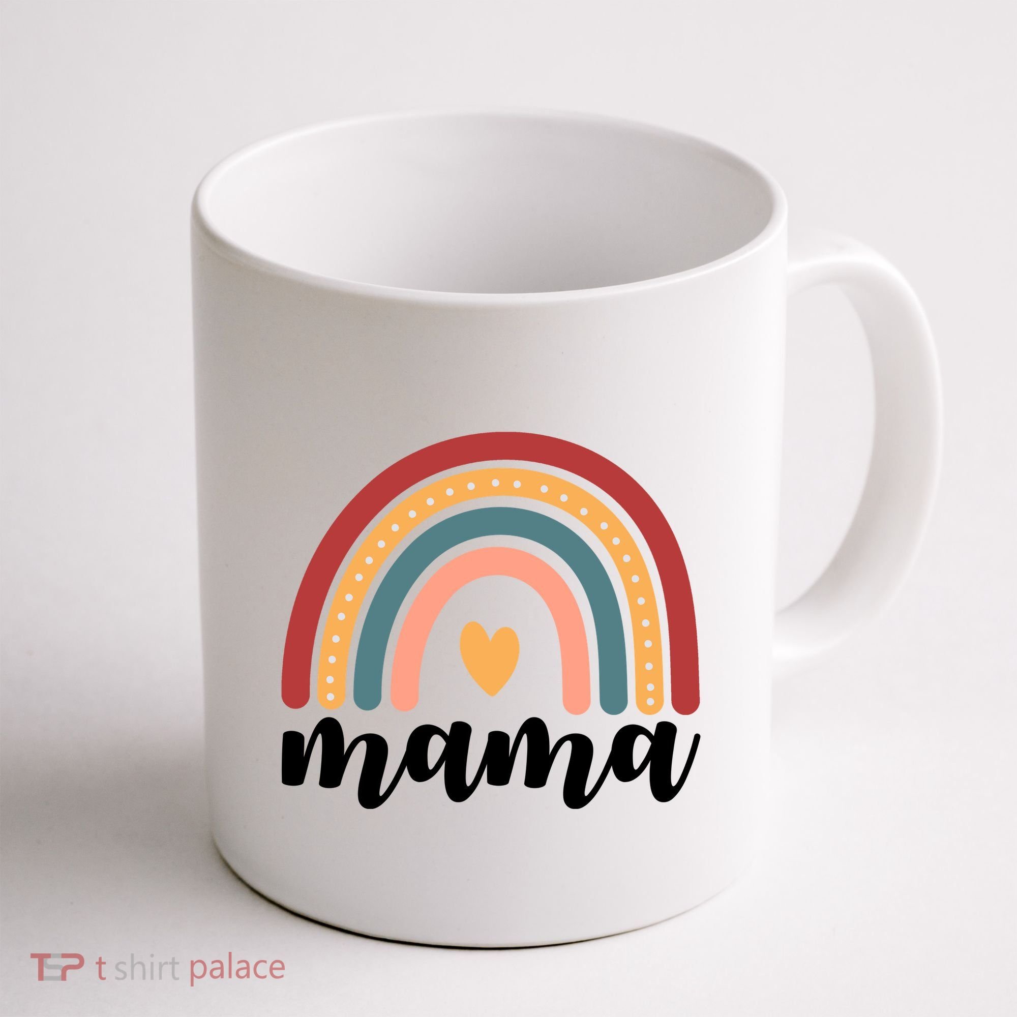 Mama Boho Rainbow Coffee Mug