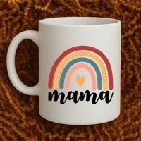 Mama Boho Rainbow Coffee Mug thumb 2