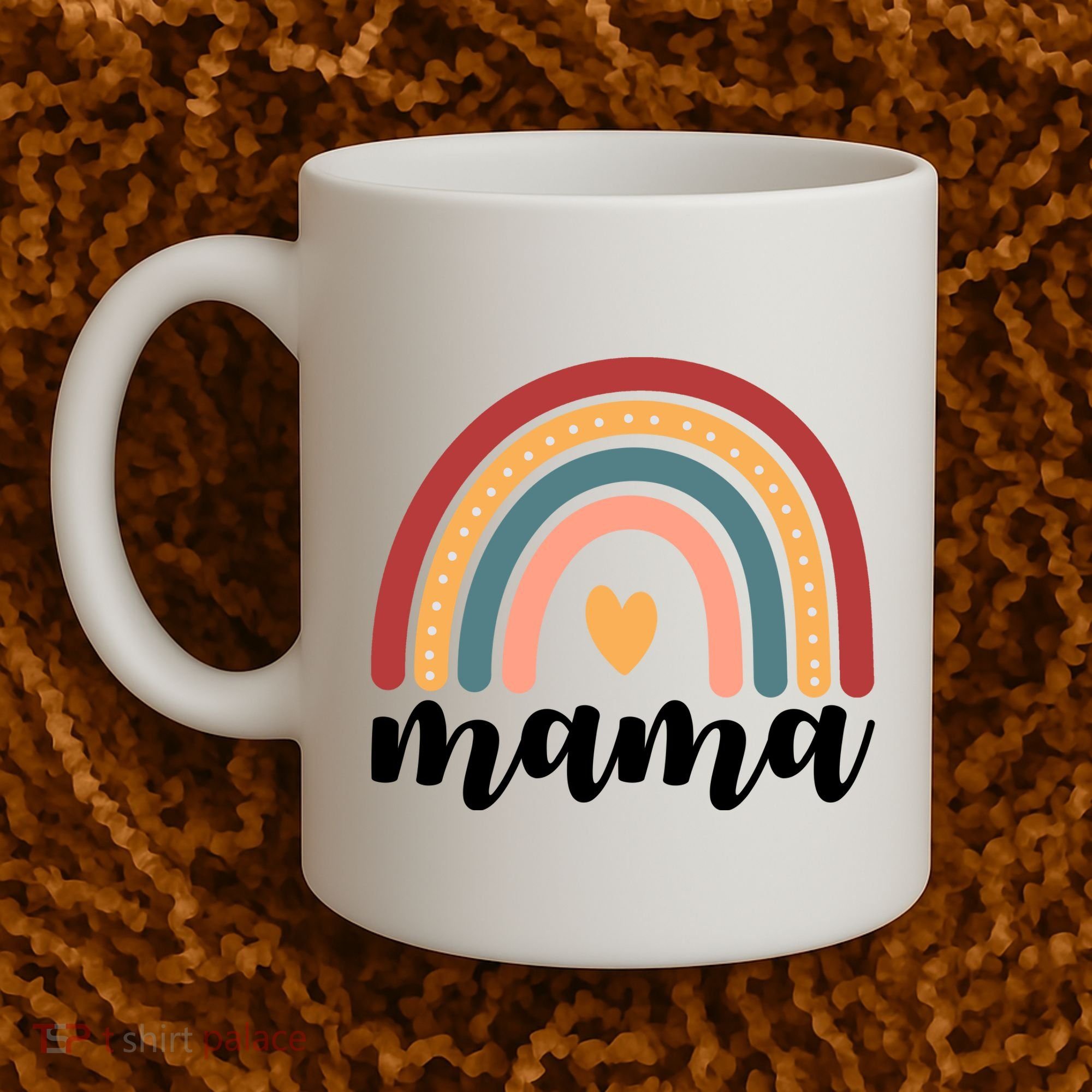 Mama Boho Rainbow Coffee Mug