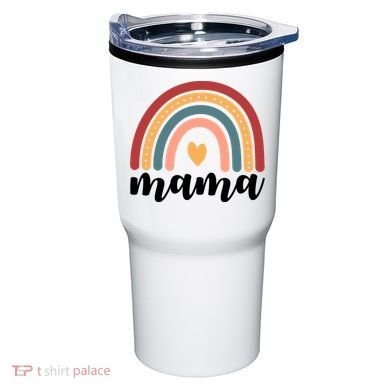 Mama Boho Rainbow Tumbler