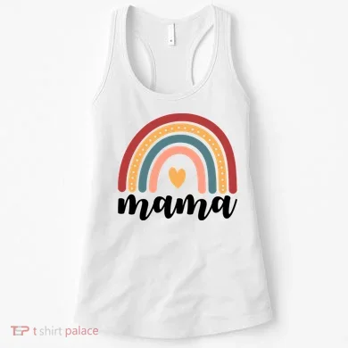 Mama Boho Rainbow Women's Tank Top