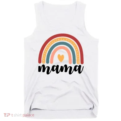 Mama Boho Rainbow Tank Top
