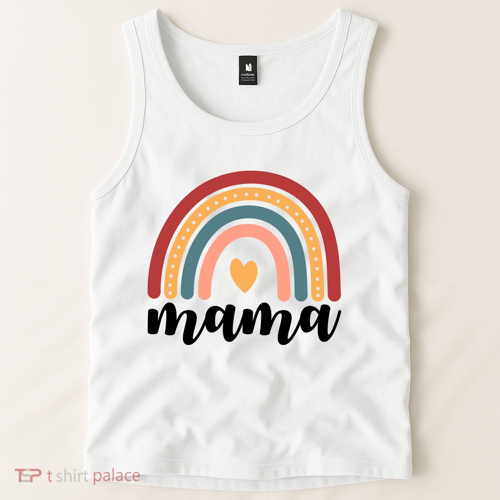 Mama Boho Rainbow Tank Top