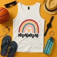Mama Boho Rainbow Tank Top thumb 4