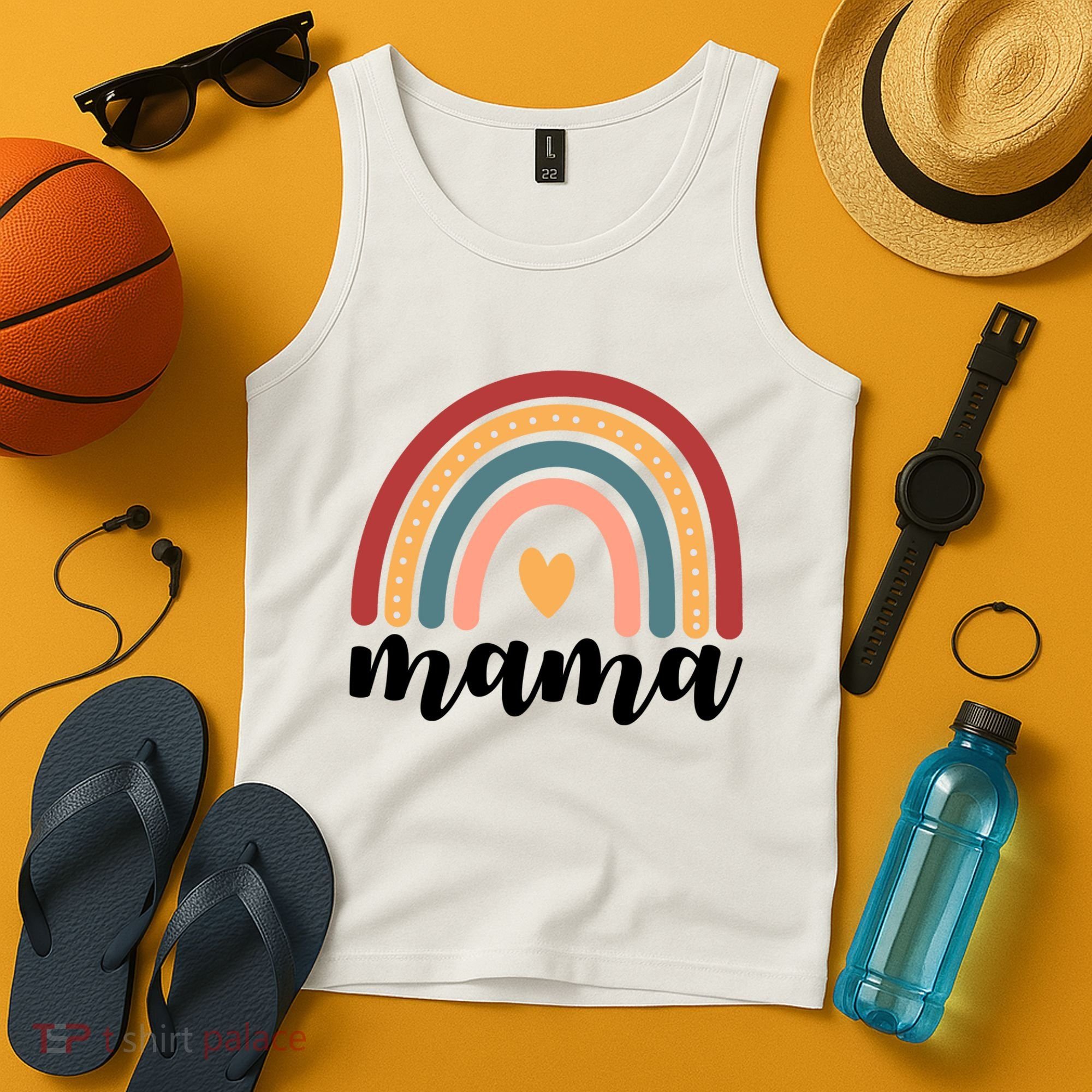 Mama Boho Rainbow Tank Top
