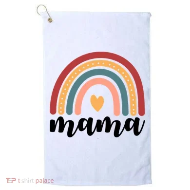 Mama Boho Rainbow Golf Towel