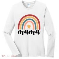 Mama Boho Rainbow Women's Long Sleeve Shirt thumb 0