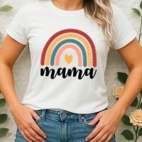 Mama Boho Rainbow Women's T-Shirt thumb 2