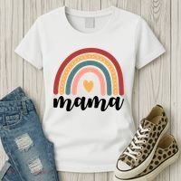 Mama Boho Rainbow Women's T-Shirt thumb 3