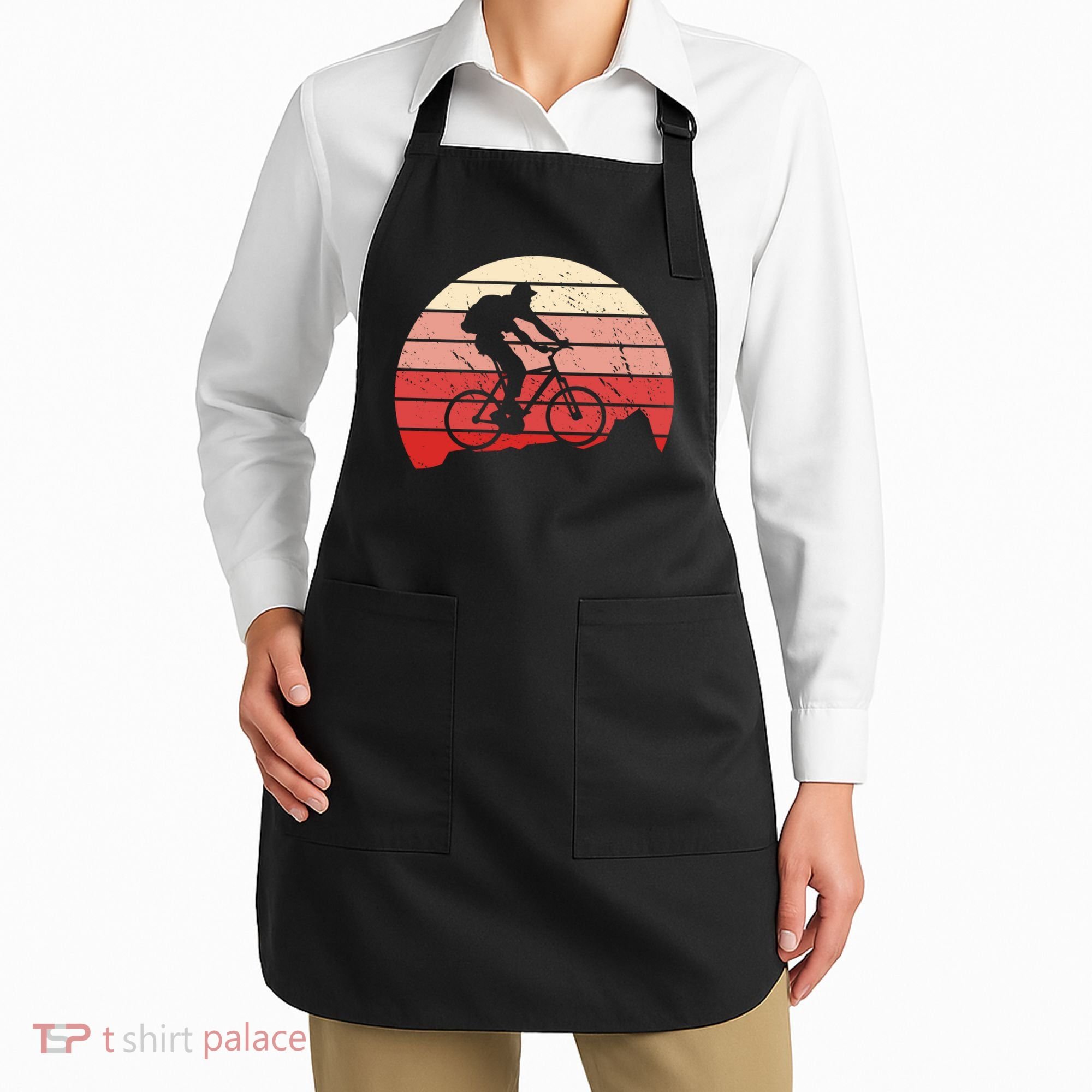 Mountain Bike Retro Apron