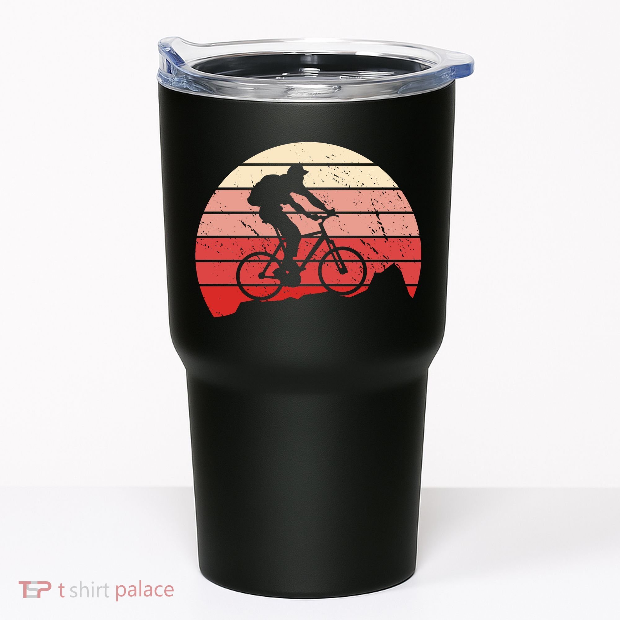 Mountain Bike Retro Tumbler