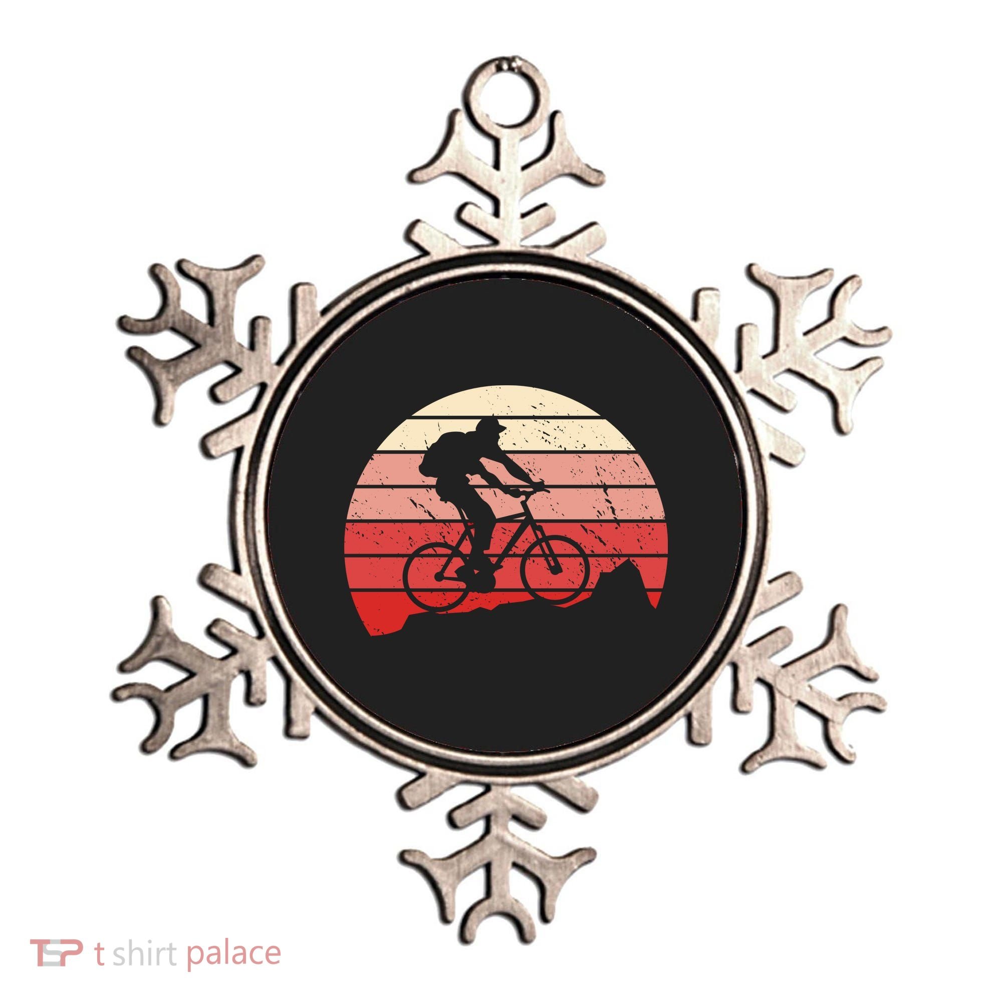 Mountain Bike Retro Ornament