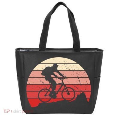 Mountain Bike Retro Tote Bag