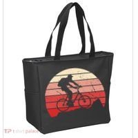 Mountain Bike Retro Tote Bag thumb 2