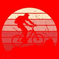 Mountain Bike Retro Santa Hat thumb 1