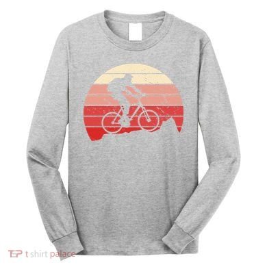 Mountain Bike Retro Long Sleeve Shirt