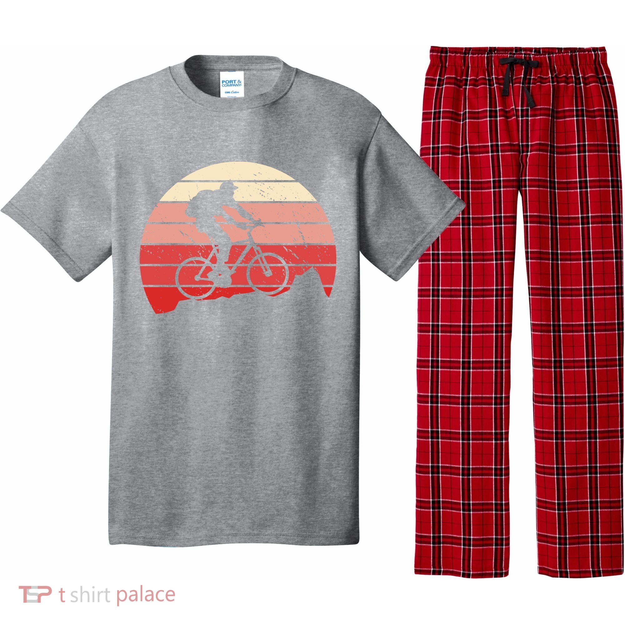 Mountain Bike Retro Pajama Set